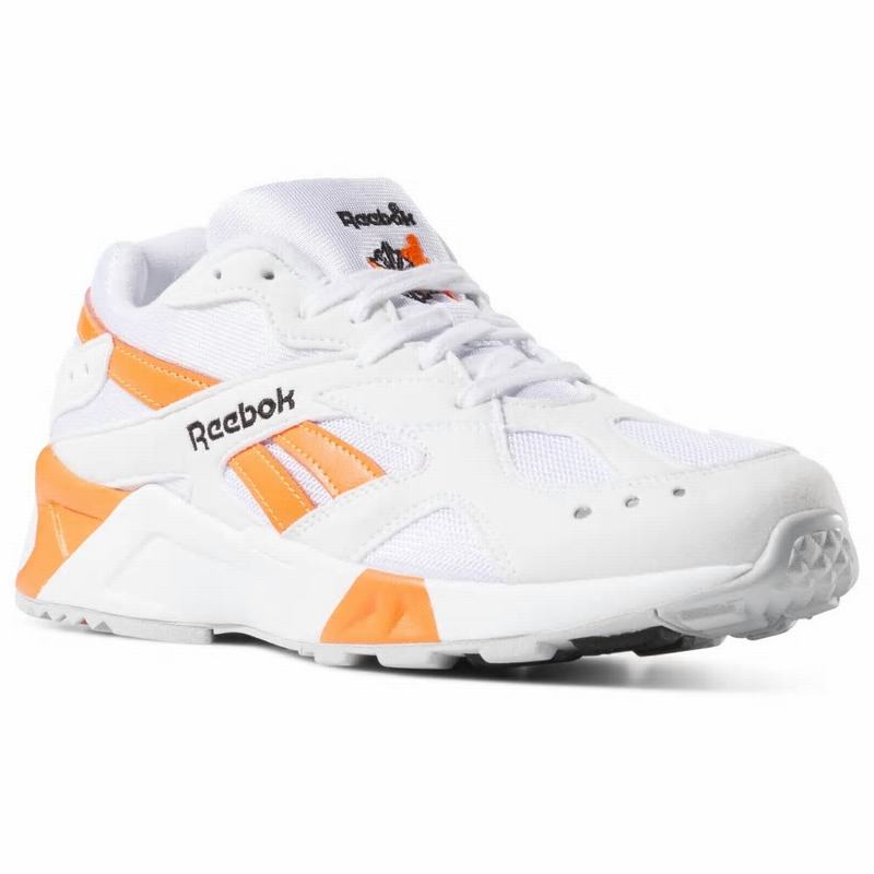 Reebok Aztrek Tenisky Damske - Biele/Čierne/Oranžové HE8077EZ